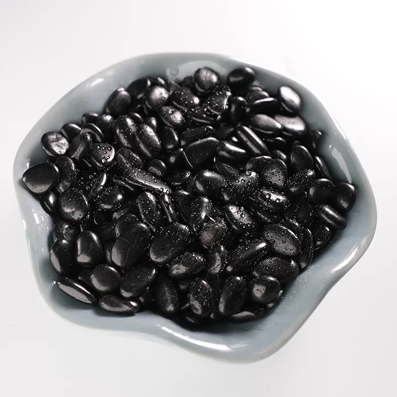 Natierlech faarweg / wäiss / schwaarz / giel Cobble Stones Fir Park Aménageieren