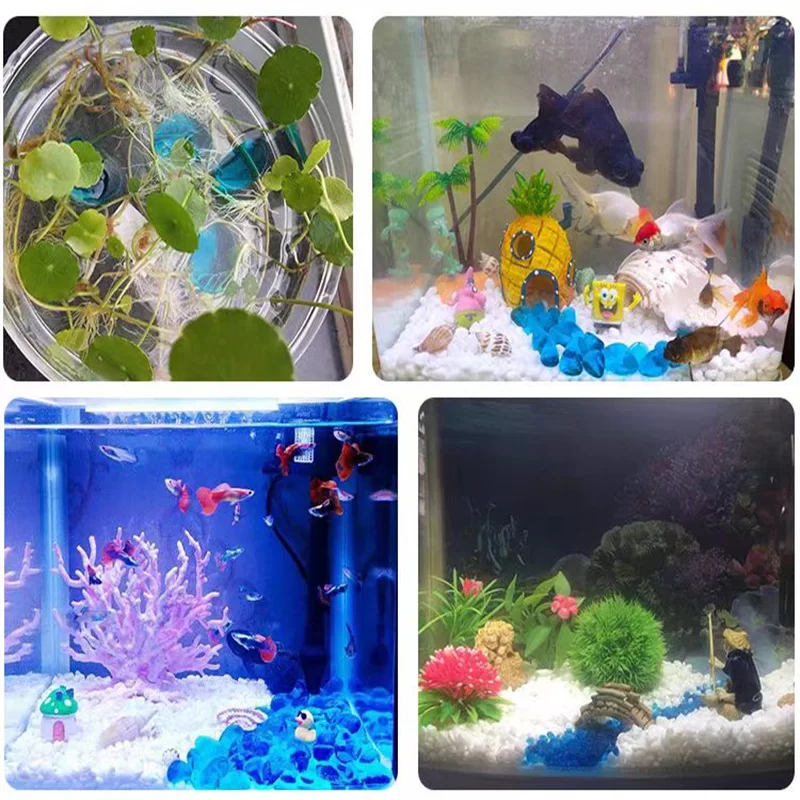 Faarweg Glaspärelen benotzt fir Klebstoff Steng an Dekoratioun