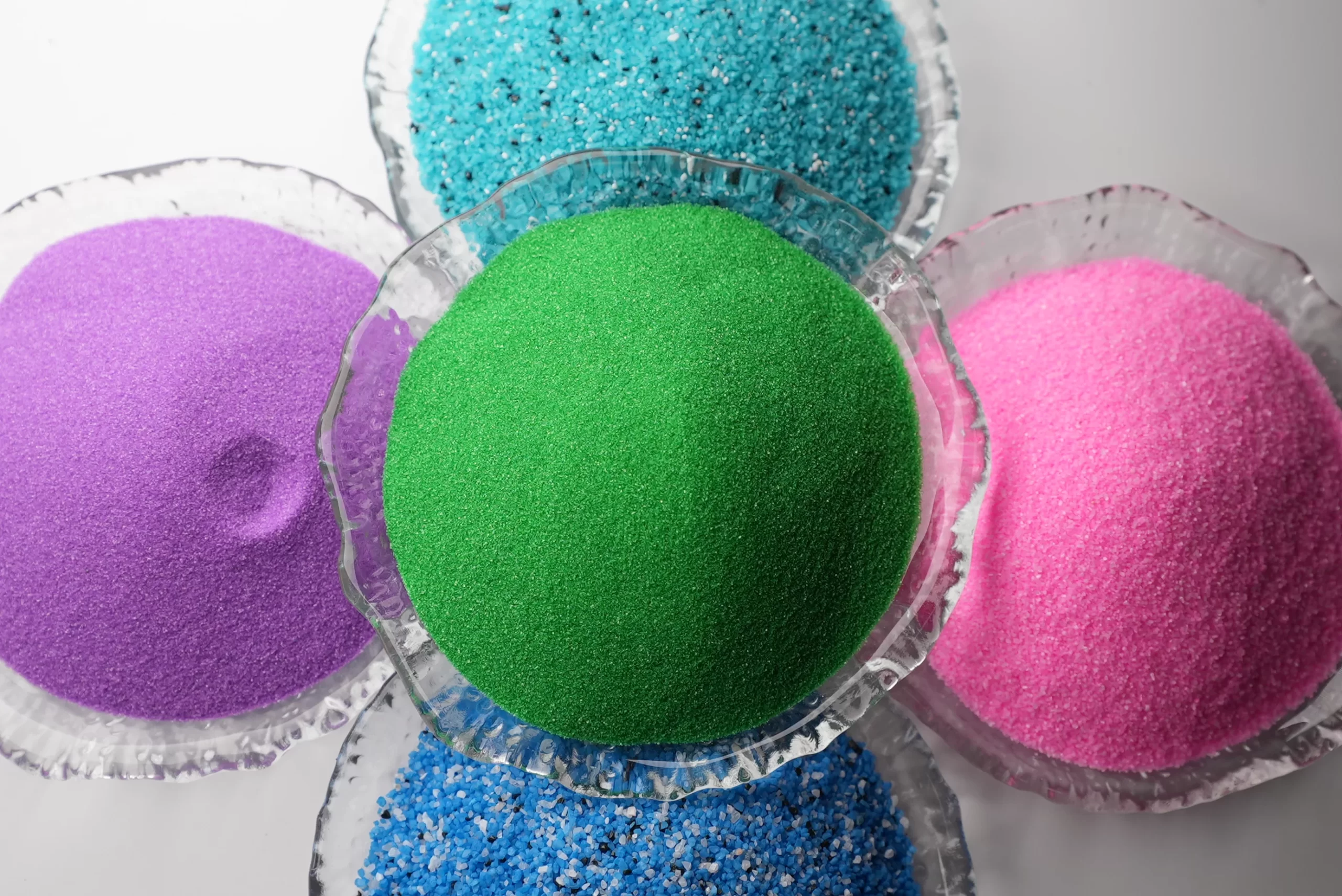 Glas Sand, Kiesel a Kies Produkter fir Bau a Landschaftsbau